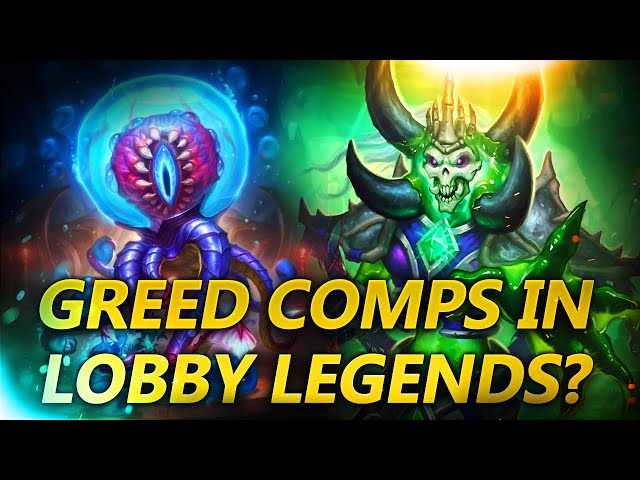 Greed Comps in Lobby Legends? | Hearthstone Battlegrounds Gameplay | bofur_hs