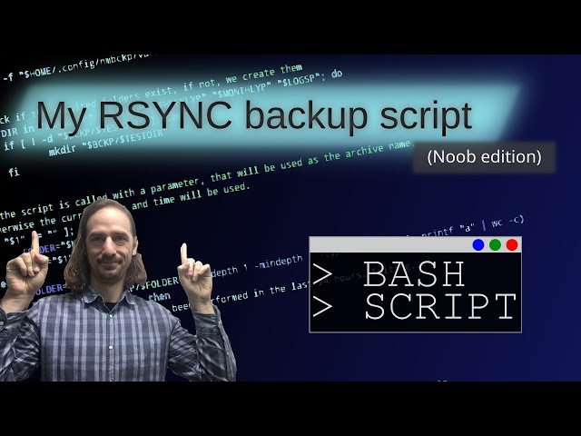 Deep dive bash-scripting: my rsync-based backup script