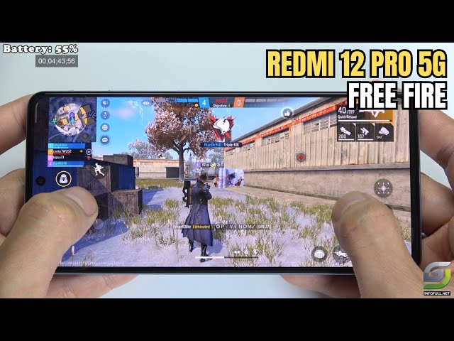Redmi Note 12 Pro 5G Free Fire Gameplay Update