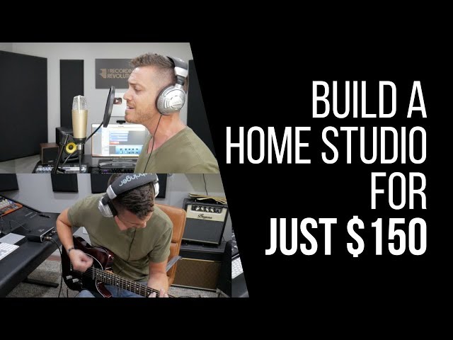 How To Build A Home Studio For Under $150 - RecordingRevolution.com