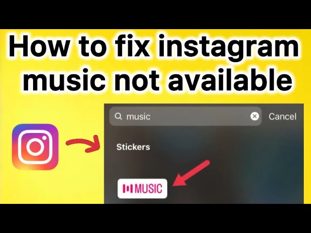 How to fix instagram story music not available