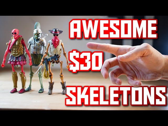 There are SO MANY of these Skeleton figures! And only $30! - Shooting & Reviewing