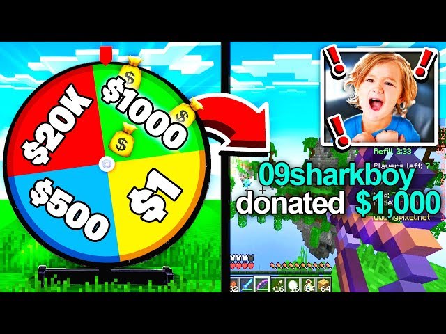 Spin the MYSTERY MONEY WHEEL Challenge! (1 SPIN = 1 DONATION)