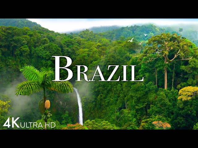 Brazil In 4K - Beautiful Tropical Country Part 2 | Scenic Relaxation Film