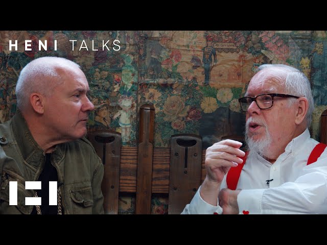 Damien Hirst visits Peter Blake’s studio | HENI Talks