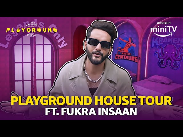 Playground Season 3 Home Tour ft. Fukra Insaan🔥 | Amazon miniTV