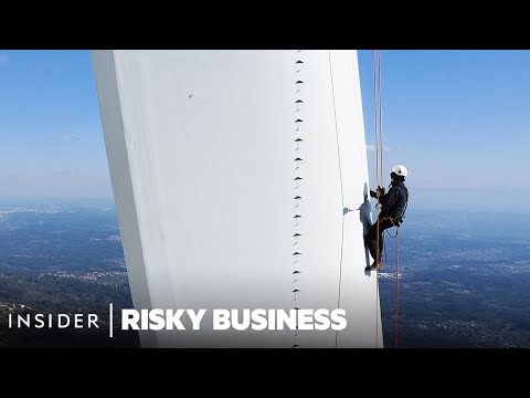 How Wind Turbine Technicians Risk Their Lives to Keep Blades Spinning | Risky Business