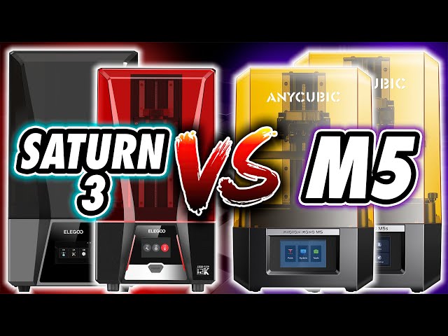 Saturn 3 & Ultra Vs Anycubic M5 & M5s - 4 Printers - 1 CLEAR WINNER