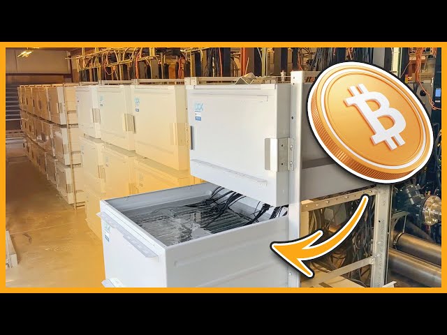 Inside a Liquid Cooled Bitcoin Mine