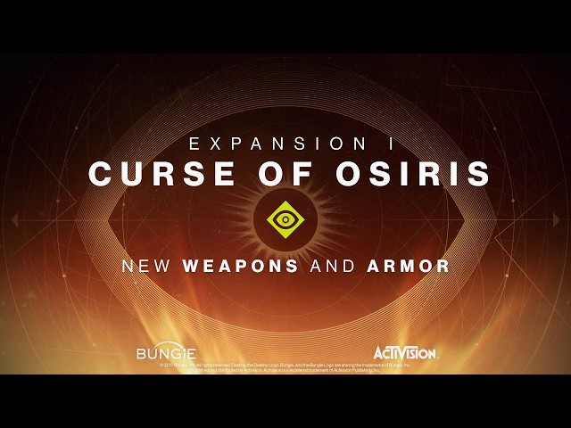 'Curse of Osiris' - New Weapons and Armor Preview