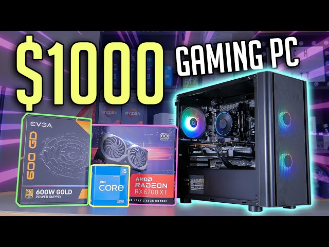 BEST $1000 Gaming PC Build Guide! (2022)