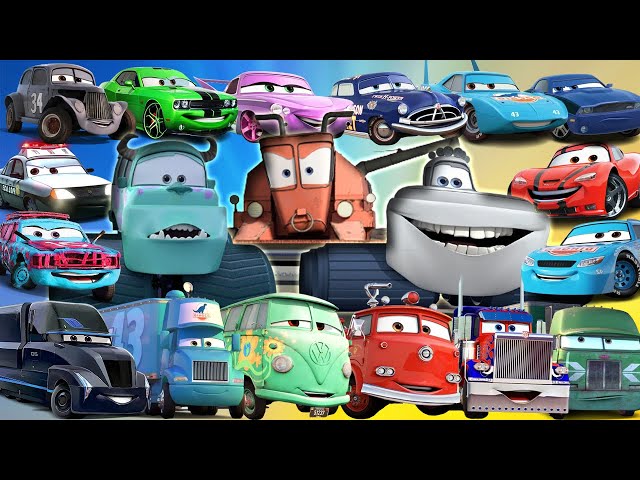 Looking For Disney Pixar Cars Lightning Mcqueen, Rip Clutchgoneski, Hudson Hornet,Carla Veloso,Boost