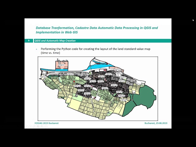 2019 - Database Transformation, Cadastre Automatic Data Processing in QGIS and Implementation in Web