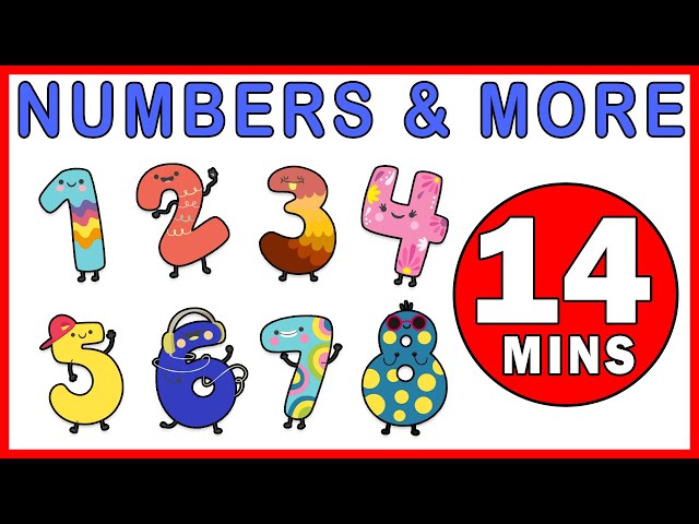 Learn Number Names 1 To 10 | 1234 Kindergarten Cartoon Animation Video | 12345 Preschool Education
