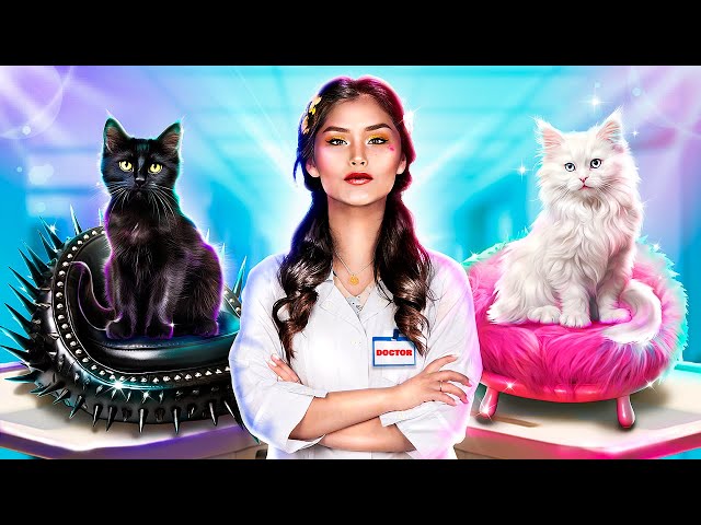 Doctorul Bun vs Rău! Am Salvat Animăluțul Mic! Extreme Cat Salvată În Spital!