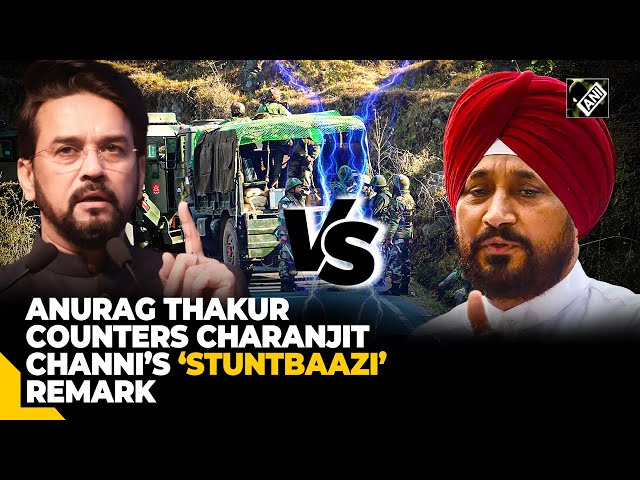 “How low will Congress stoop…” Anurag Thakur tears into Congress’ Channi over ‘Stuntbaazi’ remark