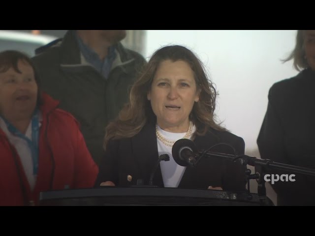 Finance Minister Chrystia Freeland holds news conference to discuss budget measures – April 24, 2024