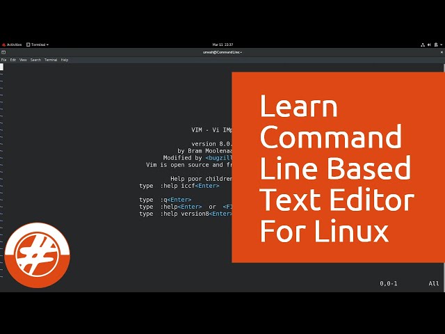 005 - How To Use Vi (Vim) : Command Line Based Text Editor For Linux