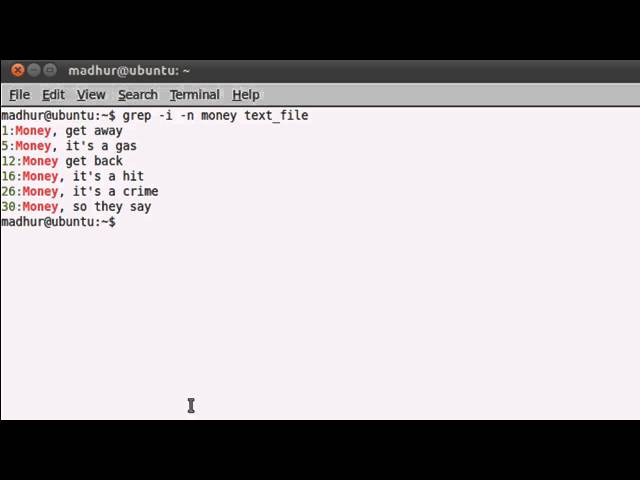 Shell Scripting Tutorial-43: Search Patterns Using 'grep'