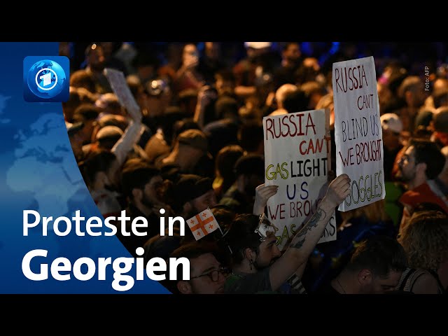 Georgien: Proteste zum Gesetz zur „ausländischen Einflussnahme“