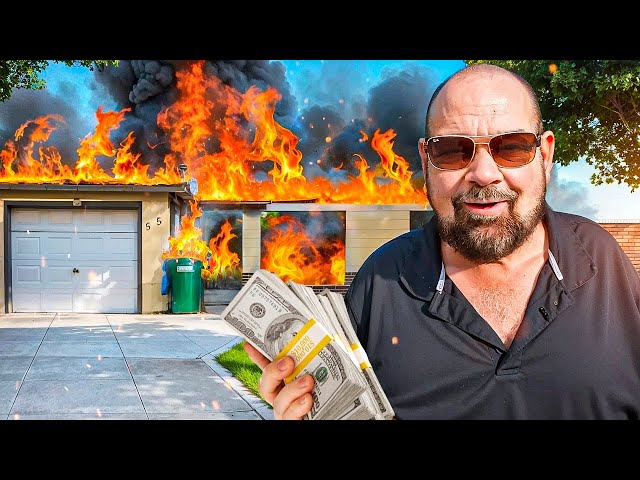 Can you make money on burned house?