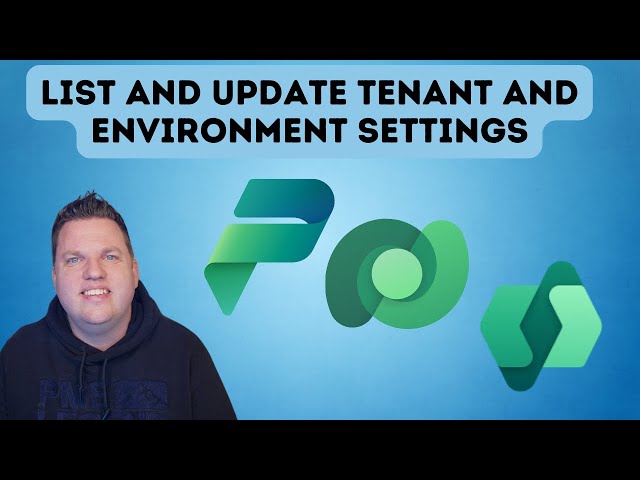 List and update tenant and environment settings with Power Platform CLI