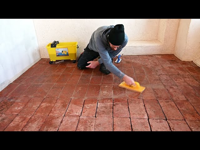 #79 Grout, Lights, Skim Coat and Linseed Oil | Renovating our Abandoned Stone House in Italy