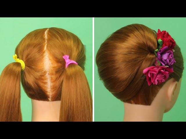 Low Chignon Hairstyle Tutorial | Bun Hairstyles With Trick |Prom Easy Hairstyle
