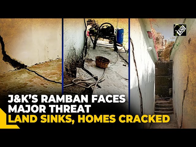 J&K: Ramban faces double blow; houses damaged by sinking land after torrential rains