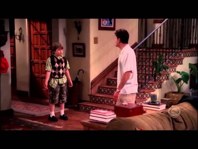 Two and a Half Men - Charlie Takes Jake to School [HD]