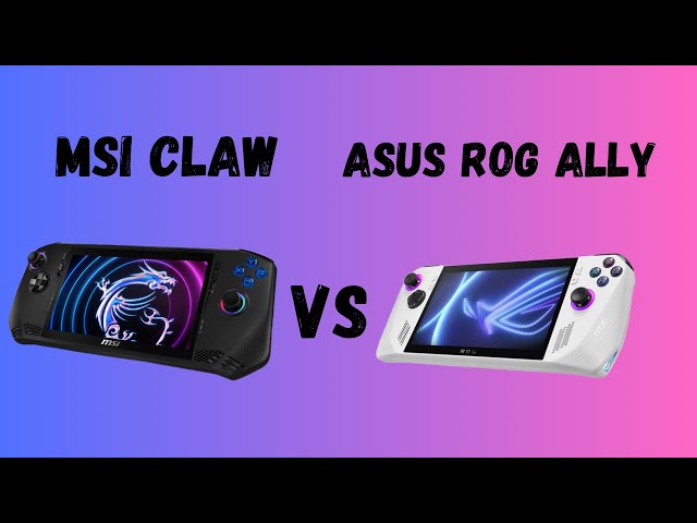 MSI Claw A1M VS Asus ROG Ally