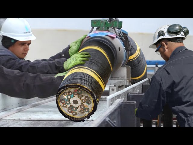 The Hypnotic Process of Recycling Million $ Underwater Cables