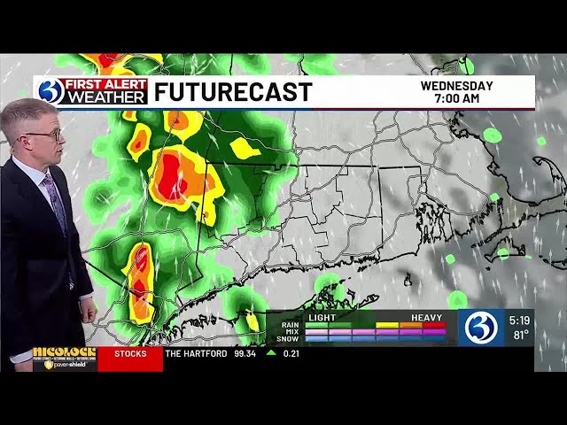 FORECAST: Morning showers expected on Wednesday