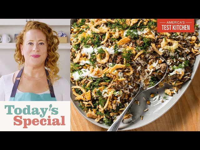 Pumpkin Pie Spice Is the Secret Ingredient in Rice and Lentils with Spiced Beef | Today's Special
