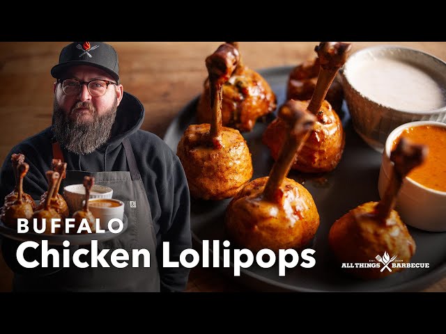 Buffalo Chicken Lollipops: Mega Flavor In A Small Package!