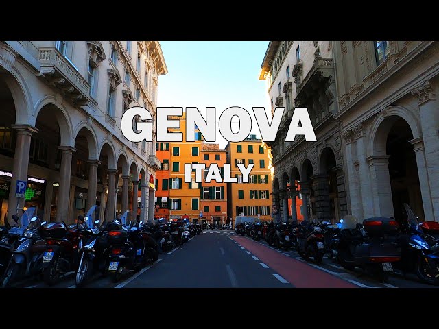 Genova, Italy - Driving Tour 4K