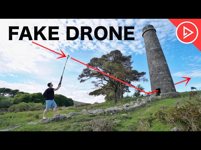 How To FAKE a DRONE SHOT with YOUR PHONE | Mobile Filmmaking Tips For Beginners