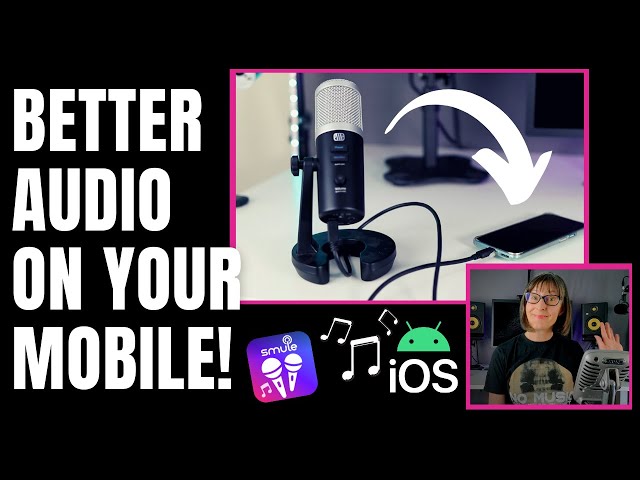Connect External Mic to Mobile (Android/iOS) for Smule, Music, Video