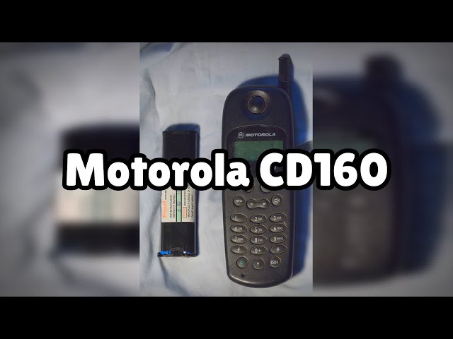 Photos of the Motorola CD160 | Not A Review!