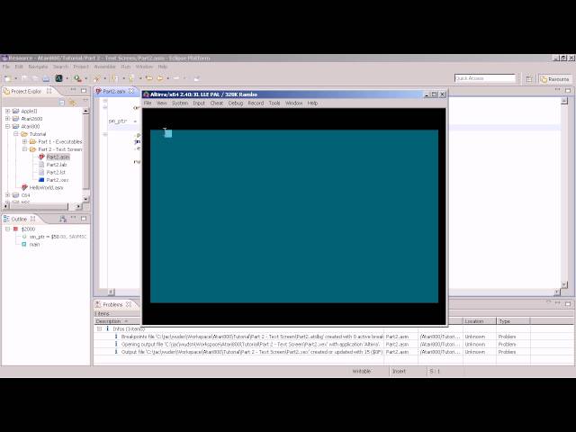 Programming the Atari XL/XE - Part 2 - Text Screen (2014)