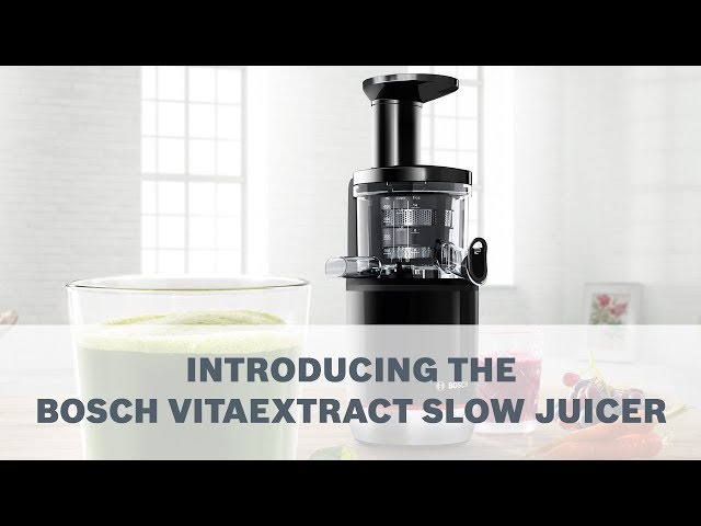 Introducing the Bosch VitaExtract Slow Juicer