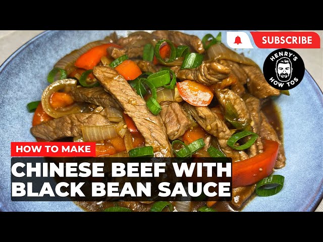 How To Make Chinese Beef with Black Bean Sauce | Ep 600