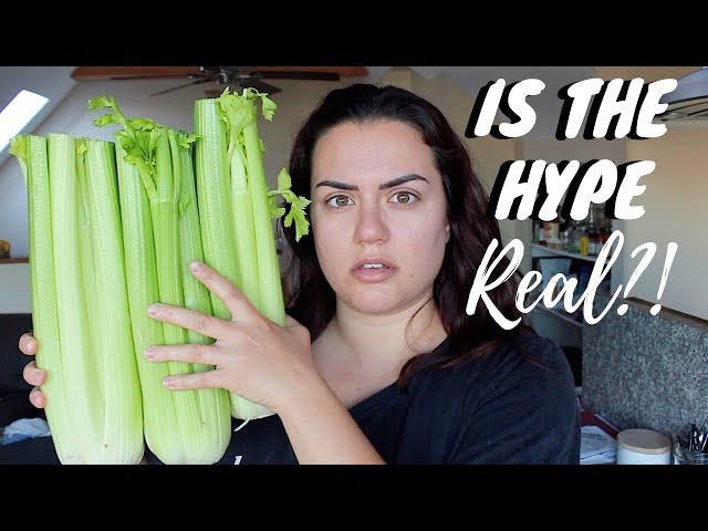 I Drank Celery Juice For 7 DAYS and This is What Happened - NO JUICER REQUIRED!
