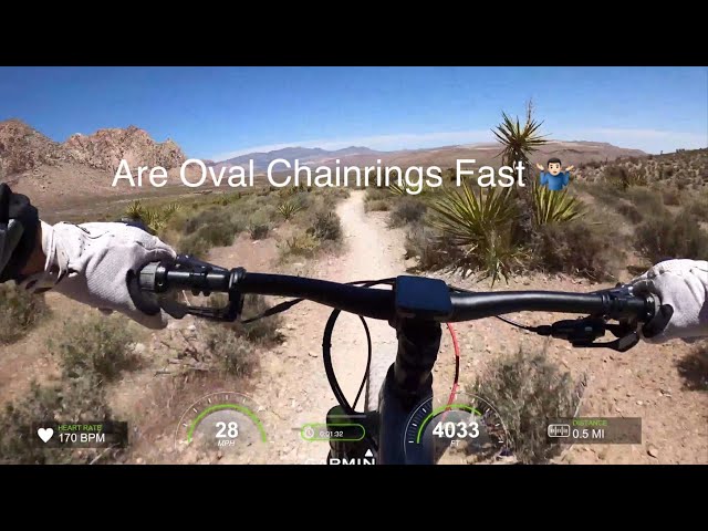 Absolute  Black Oval Chainring is Fast - 2 Strava PR - Las Vegas Trails - Trek Fuel EX5 - XR4 Tires