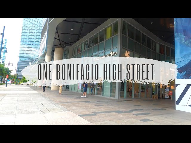 [4K] One Bonifacio High Street Mall and Park Walking Tour | Philippines | June 2020