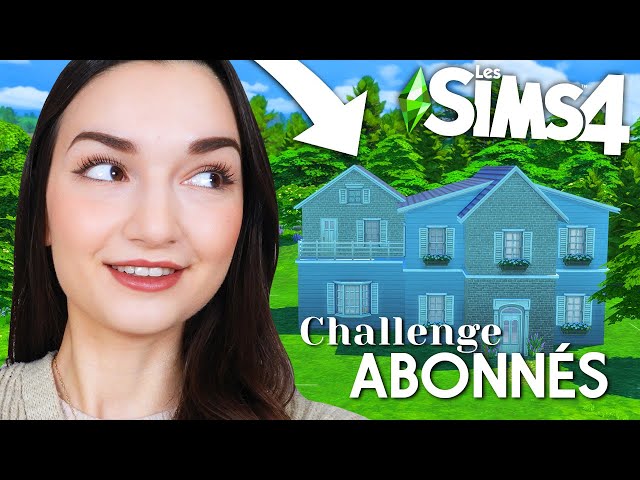 Je vous mets au défi (et c'est pas facile !) ⚒ CHALLENGE ABONNÉS | Rediff Live | Sims 4