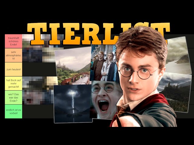 Ich RANKE alle ENDSZENEN der HARRY POTTER FILME! 🥺 | Harry Potter Tierlist
