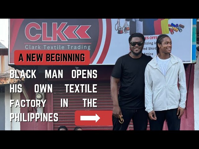 Black Man opens a Textile Factory In Asia.