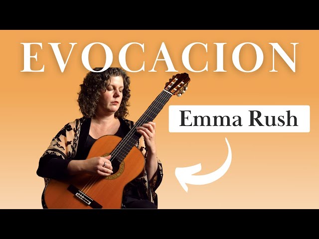 Evocacion By Jose Luis Merlin | Beautiful Performance by Emma Rush | Pavan TP-30 Classical Guitar