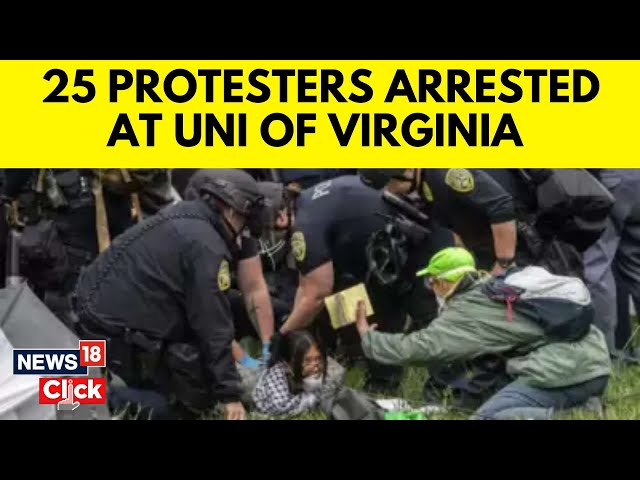 Pro Palestine Protest | 25 Pro-Palestinian Protesters Arrested At University Of Virginia | N18V